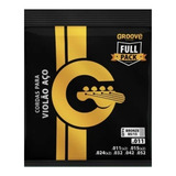 Jogo Cordas Violão Aço 011 Bronze 85 15 Pack Groove G shield