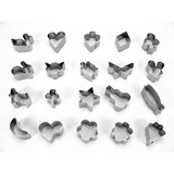 Jogo Cortador Petit Four inox Pct Com 20 Pç Inox