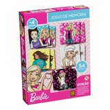 Jogo Da Memória Barbie Original Grow