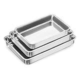 JOGO DE 3 ASSADEIRAS DE ALUMINIO