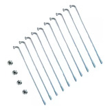 Jogo De 36 Raios Zincados 290 2 0 Mm C Niples