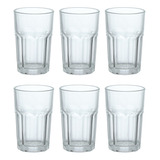 Jogo De 6 Copos Alto Transparente 310ml Marrakesh Hauskraft