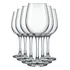 Jogo De 6 Taças Para Vinho Agua Vidro Lira 365ml Cor Transparente