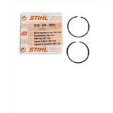 Jogo De Anéis pistão Para Roçadeira Stihl Fs220 fr220