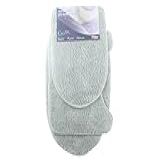 Jogo De Banheiro 3 Peças Cronos Cinza Claro 