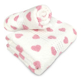 Jogo De Banho E Rosto Estampado Dohler Prisma 100 Algodão Cor Coração Formosa Rosa