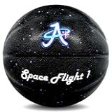 Jogo De Basquete Espacial Oficial Space Basketball 2 5 Cm Couro Jogo Basquete Quadra Interna Externa Tamanho Completo Infantil E Adulto Tamanho 7 74 Cm Preto 