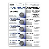 Jogo De Bateria P controle De Alarme Positron 5un Cr2032