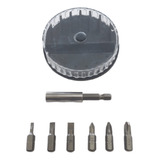 Jogo De Bits 25mm Com Estojo Porta Bits De Proteção 7pçs D 73265 Makita
