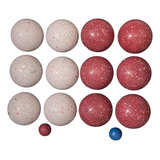Jogo De Bocha 950g 10 7mm Com 12 Bolas Regra Mundial Bolim