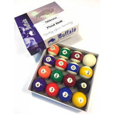 Jogo De Bolas De Bilhar Sinuca Buffalo Faixada 54mm