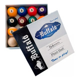 Jogo De Bolas De Bilhar Sinuca Buffalo Faixada 54mm
