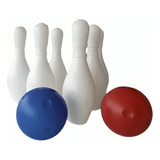 Jogo De Boliche Brinquedo Infantil C 6 Pinos 2 Bolas