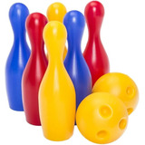 Jogo De Boliche Infantil 6 Pinos E 2 Bolas Cardoso Toys