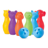 Jogo De Boliche Infantil Coleção Bichinhos Brinquedos Roma