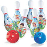Jogo De Boliche Infantil Patrulha Canina 6 Pinos Líder