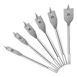 Jogo De Broca Chata Para Madeira Mdf Gesso Uso Com Furadeira