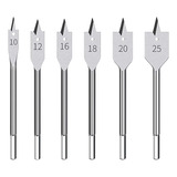 Jogo De Brocas Chata Para Madeira Kit De Brocas P Furadeira