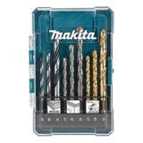 Jogo De Brocas Makita 9 Peças Madeira Metal Concreto D 71962