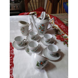 Jogo De Bule Pozzani De Porcelana