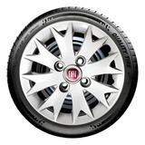 Jogo De Calota Aro 13 Fiat Palio Fire Economy Com Emblemas