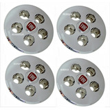 Jogo De Calota Cromada Fiat Ducato Centro Roda Aro 15 4pcs