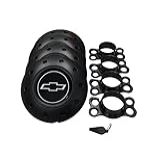 Jogo De Calotas De Centro Miollo Para GM Corsa Aro 13 1994-2012 Estilo Amarok Preto -Logo Preto-