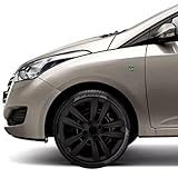 Jogo De Calotas HB20 Aro 14 Preto Fosco