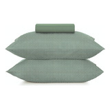Jogo De Cama Simples 3pçs Casal Toque Acetinado Altenburg Slim Organic