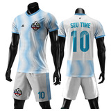 Jogo De Camisa Short Fardamento Uniforme Futebol Kit 18pc