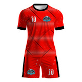 Jogo De Camisa Short Uniforme Futebol 12pc