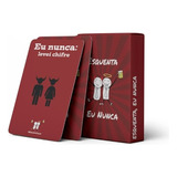Jogo De Cartas Bebida Shot Drink Esquenta Eu Nunca Baralho