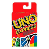 Jogo De Cartas Uno Express Baralho Com 56 Cartas Mattel