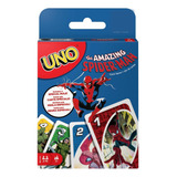 Jogo De Cartas Uno Homem Aranha Spiderman Marvel Mattel