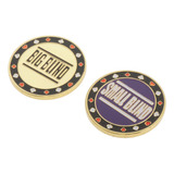 Jogo De Cassino Metal Dealer Chips Grandes pequenos Texas