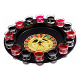 Jogo De Cassino Roleta Shot 16 Copos Bebida Dose Drink