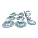 Jogo De Cha Em Porcelana Real Schimidt Antigo Usado