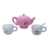 Jogo De Cha Infantil 5 Pecas Kit Chazinho Etitoys Disney