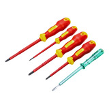 Jogo De Chave Com Isolamento Reta 5peças Sata St09302u
