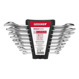 Jogo De Chave Fixa 6 A 22mm Aço Cromo 8 Peças Gedore Red