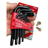 Jogo De Chave Torx 5 Pontas Pentalobular 9 Pc Corneta Cr v