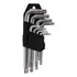 Jogo De Chave Torx Tipo L Torque Longo Cromo Vanádio 9 Peças