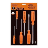 Jogo De Chaves Fenda Philips 6 Peças Disma Ponta Magnetizada