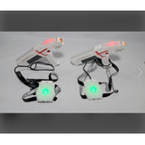 Jogo De Combate Arma Laser X Dupla Blaster Com Colete Sunny
