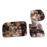 Jogo De Conjunto De Banheiro Peludo Luxo C desconto