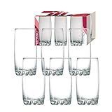 Jogo De Copo De Água Ou Suco Riviera Long Drink Vidro 385ml 6 Peças Ruvolo