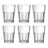 Jogo De Copo Suco Bristol Vidro Nadir 200ml Kit 6 Peças