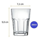 Jogo De Copos Bristol 200ml Copo Vidro Agua 12 Unidades Kit Nadir Figueredo