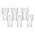 Jogo De Copos De Vidro 450ml 6 Peças Cor Transparente