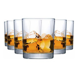 Jogo De Copos De Vidro Copo Para Whisky Ruvolo 340ml 6 Peças